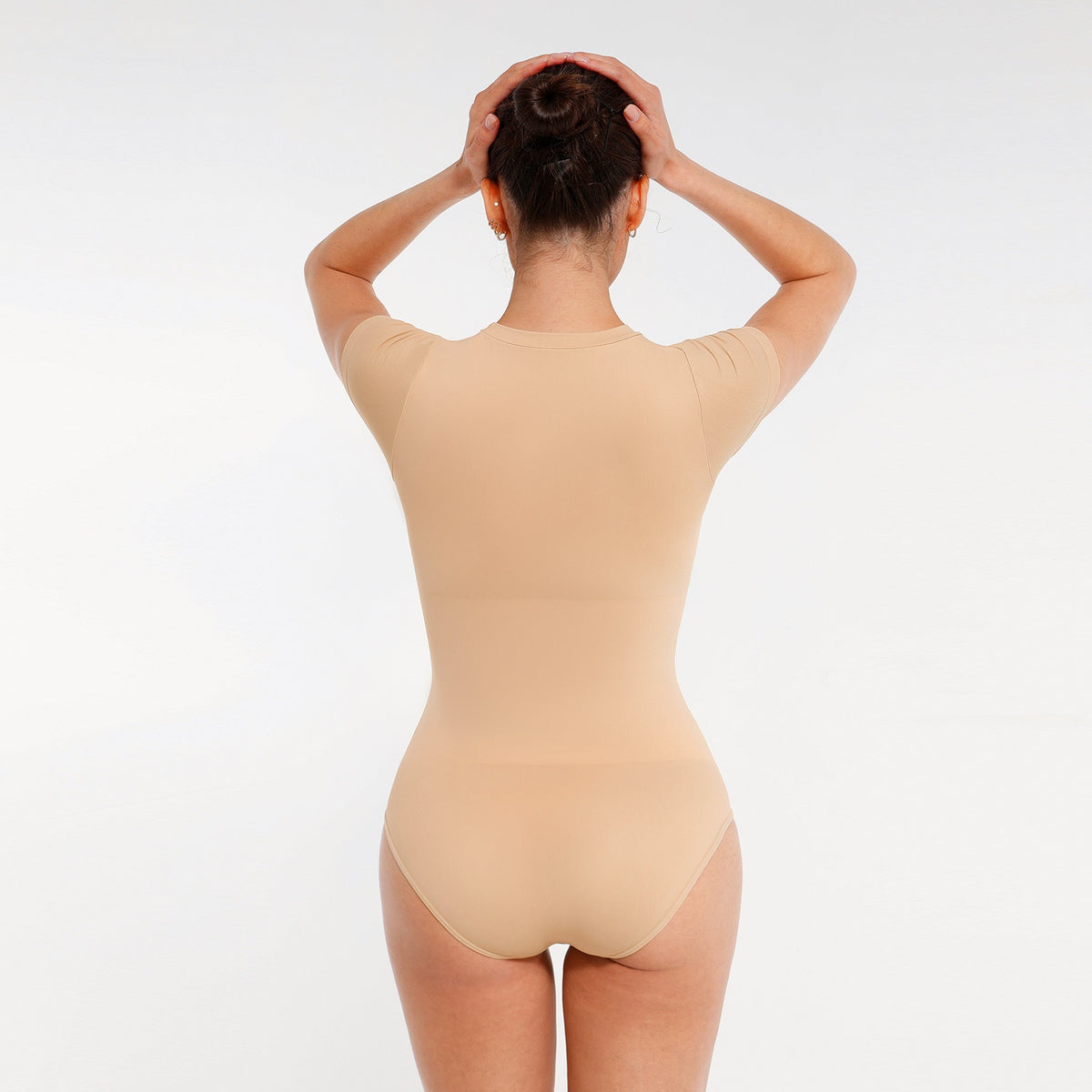 Shapewear for Women Seamless Short Sleeve Tummy Control Bodysuit
