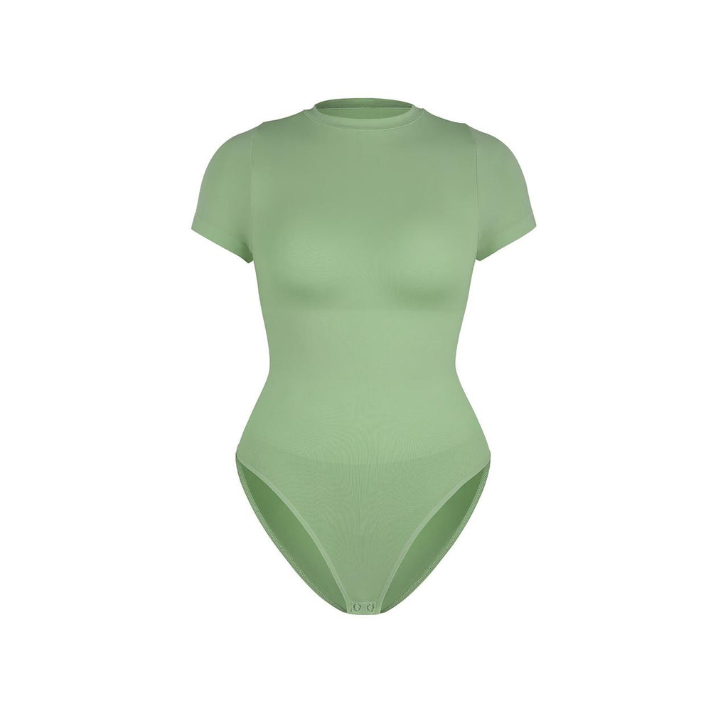 Shapewear for Women Seamless Short Sleeve Tummy Control Bodysuit
