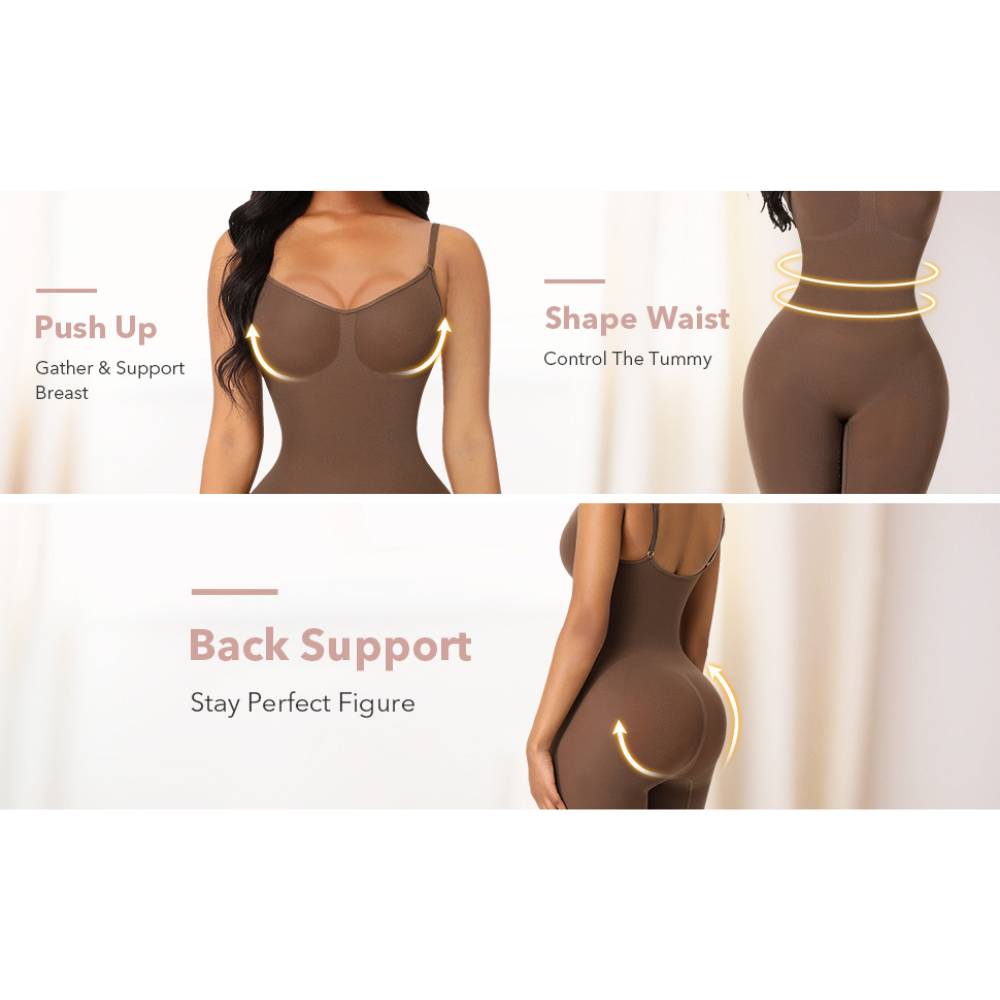 Shapewear for Women Full Bodysuit Body Shaper Tummy Control Undergarment